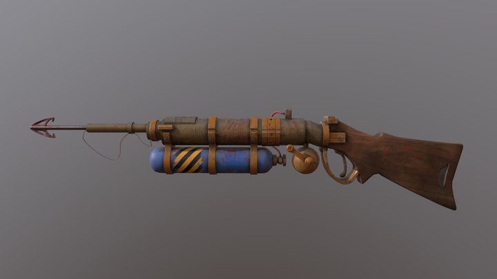 Harpoon rifle 3D Model