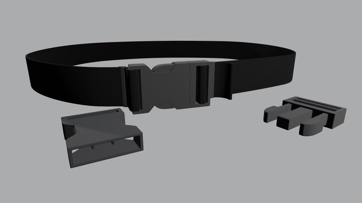 click belt 3D Model