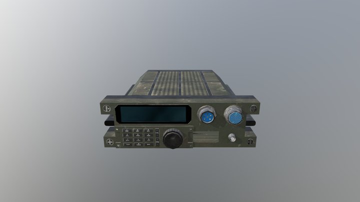 Radio Model 3D Model