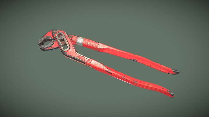 Rothenberger Water Pump Pliers 3D Model