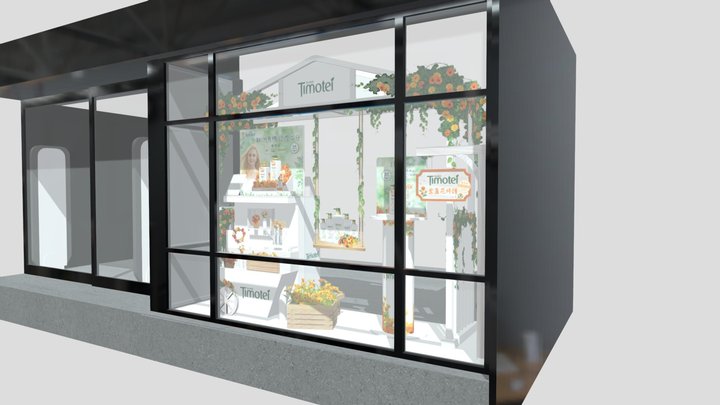 Timotei Window Display Design 3D Model