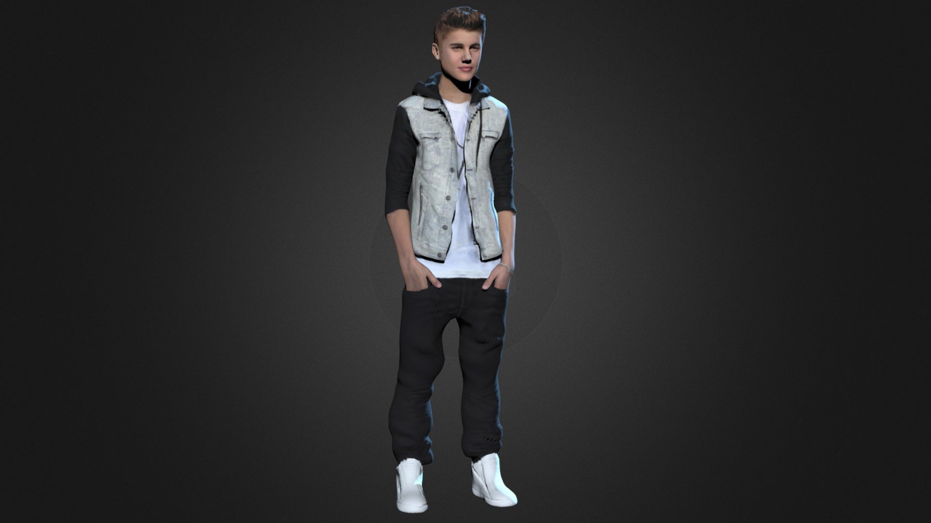Justin Bieber - 3D model by Jon Unceta (@jonun) [5458497]
