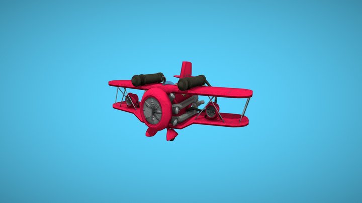 Airplane Low 3D Model