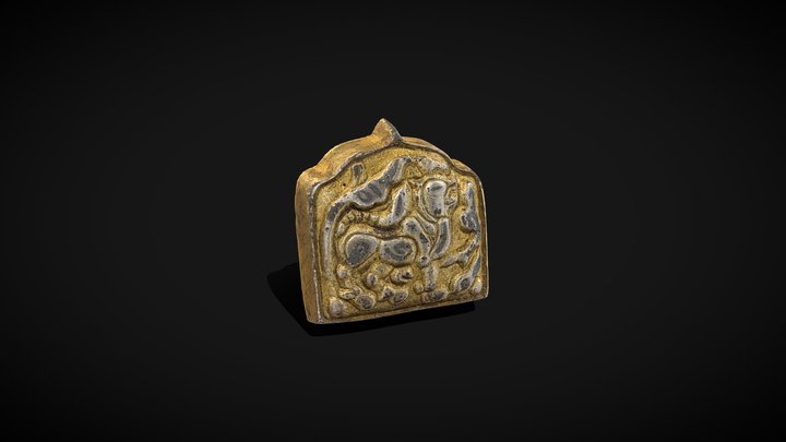 Belt buckle (Mysholovka treasure) 3D Model