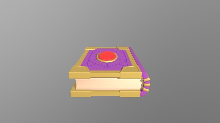 Old Magic Book 3D Model