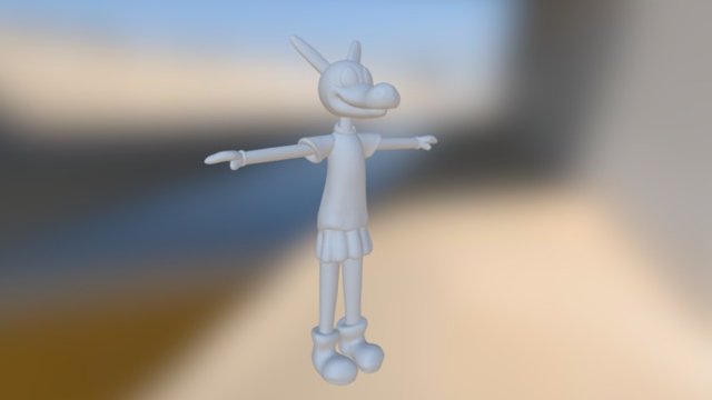 Horse Model (2.0 Limey Body) 3D Model