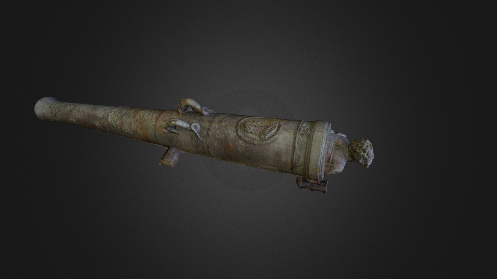 canon 1 arc antique - Download Free 3D model by Services3D [545b7f6 ...