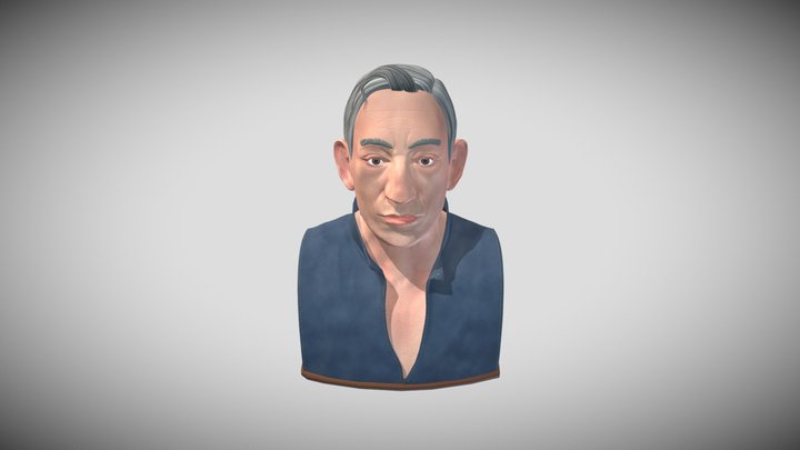 Serge Gainsbourg 3D Model