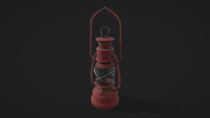 Gas Lamp 3D Model