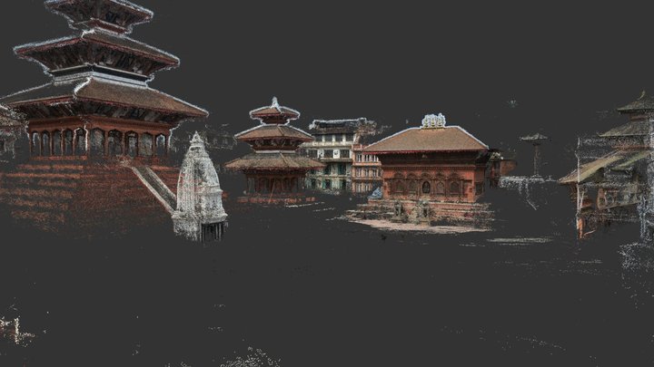 Kathmandu Durbar Square -  (Ver1) 3D Model