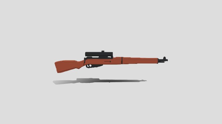 日本名古屋99型步兵步槍 3D Model