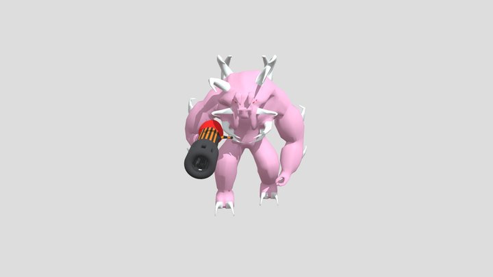 Unnamed alien soldier for a random video game 3D Model