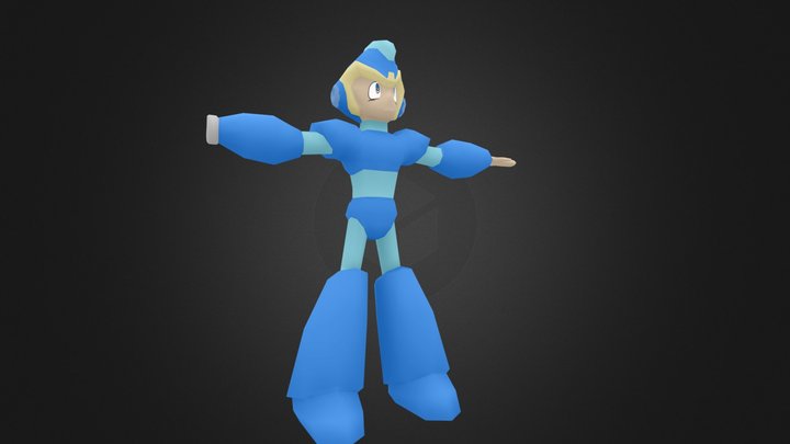 Mega Man 3D Model