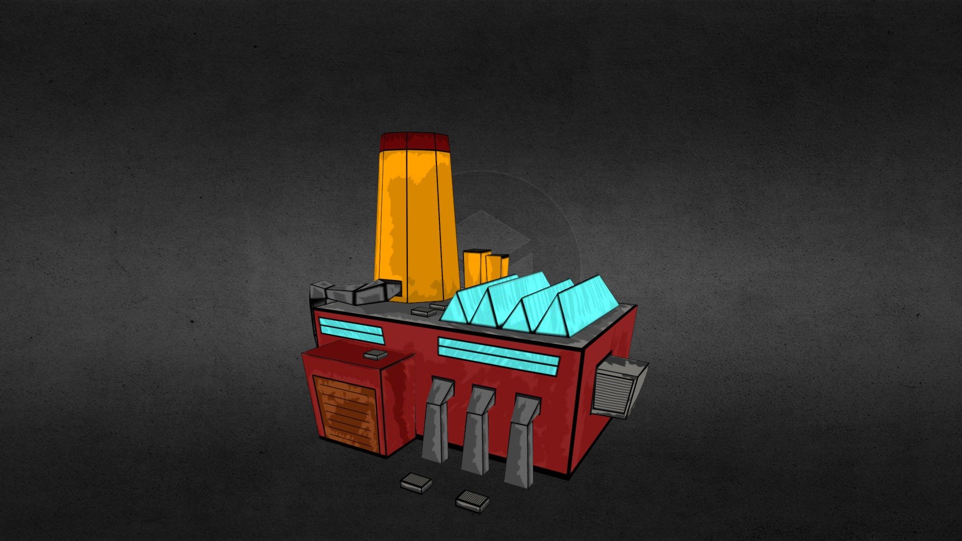 Factory2 - 3D model by Slapunas [545e60c] - Sketchfab