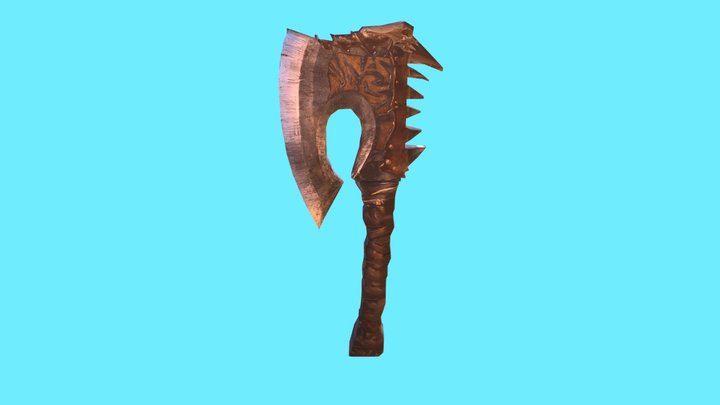 Battle Axe 3D Model
