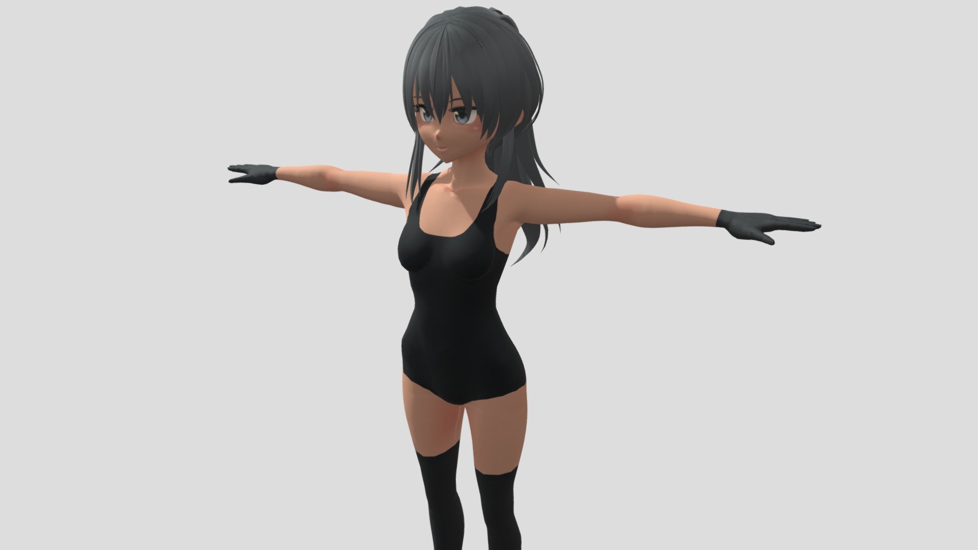 【anime Character Alex94i60】yue V2 Buy Royalty Free 3d Model By 3d