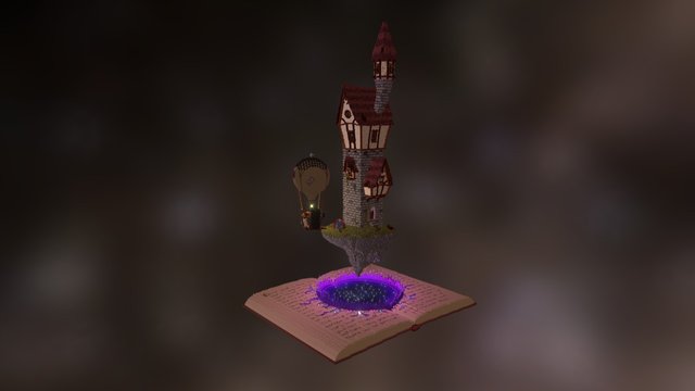 The Lost Book 3D Model