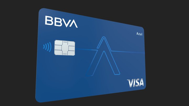 BBVA Card 3D Model