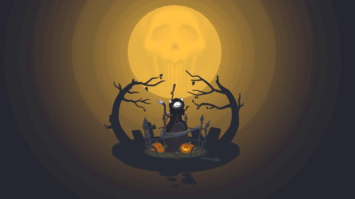 Grim Reapurr 3D Model