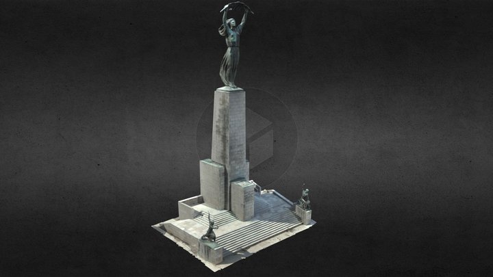 Liberty Statue (Budapest) 3D Model