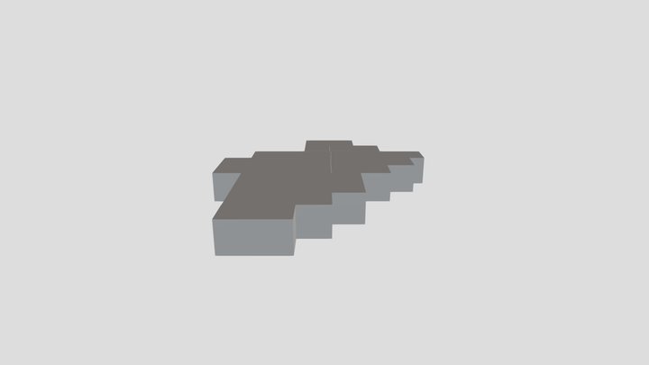 The territory of Belgium 3D Model
