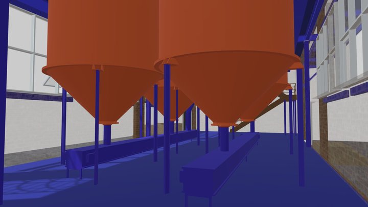 Grain Mill 3D Model