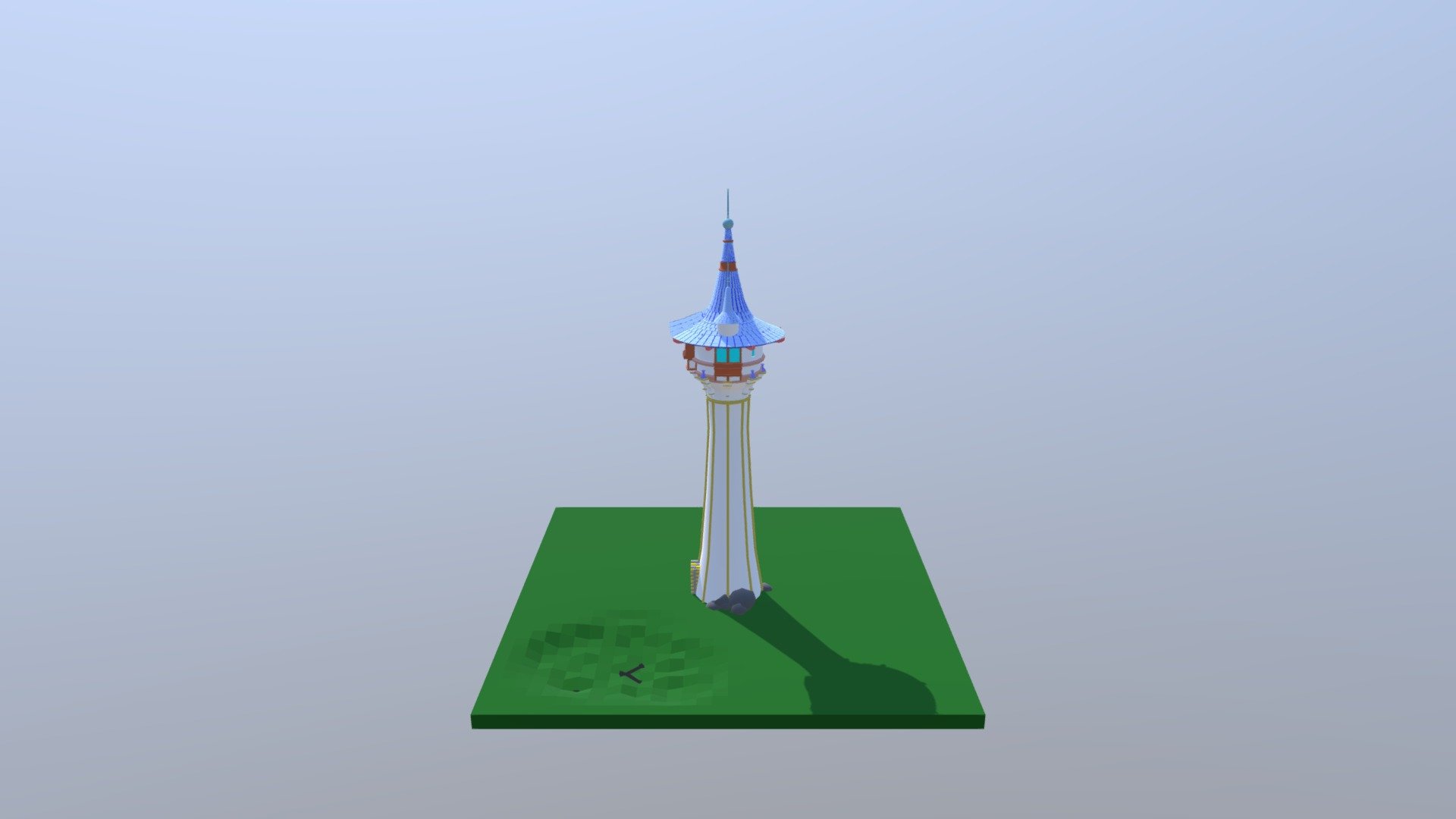 Rapunzels Tower - 3D model by AlexBanq [546964f] - Sketchfab