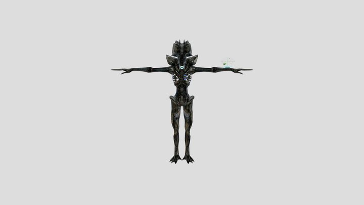 Space Monster 3D Model