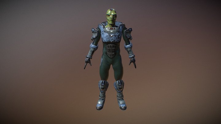 Lorenzo_DeMarco_ZBrush_Character 3D Model