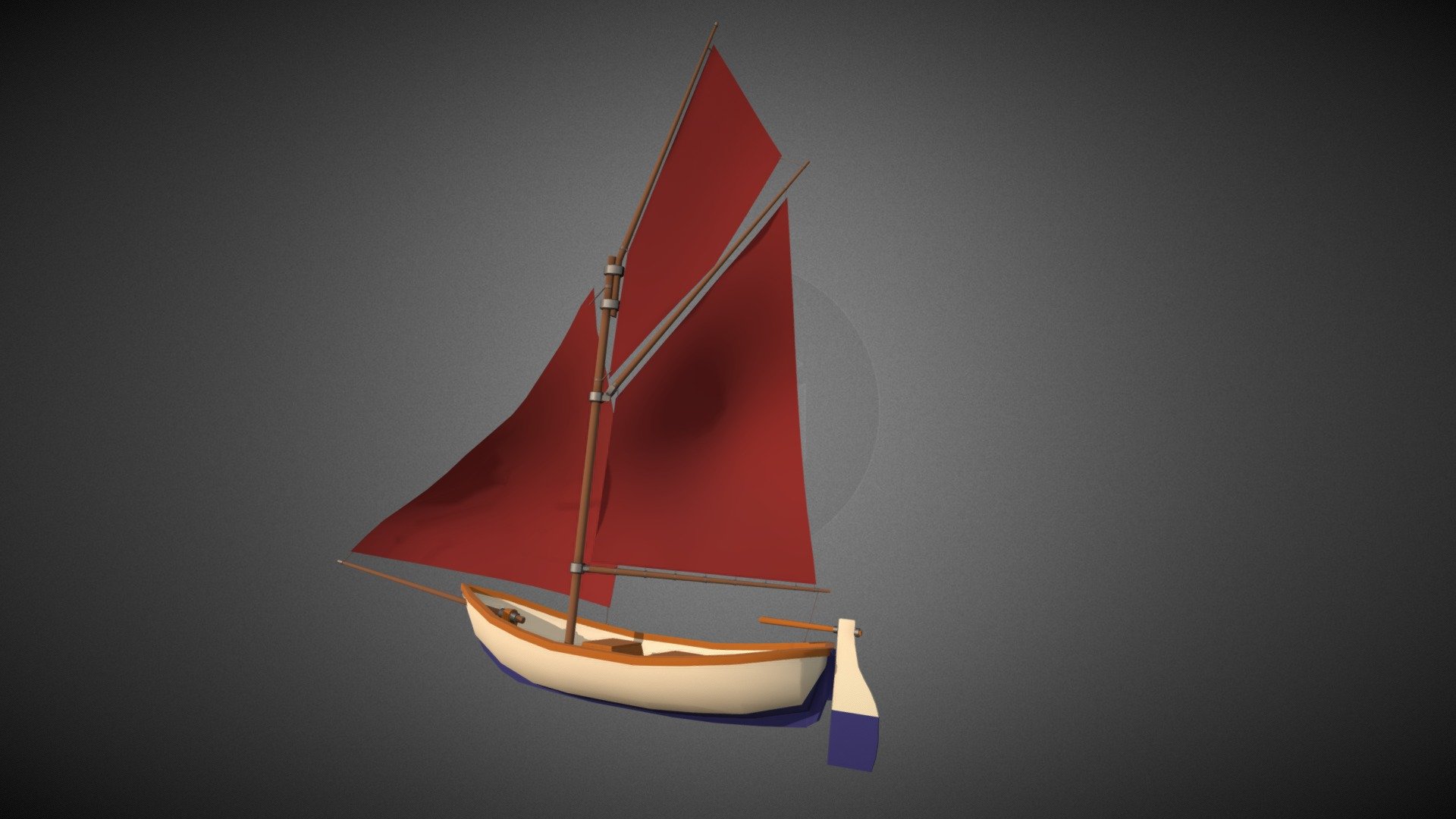 Sailboat - Download Free 3d Model By Jinnmx (@jinni) [546a398] - Sketchfab