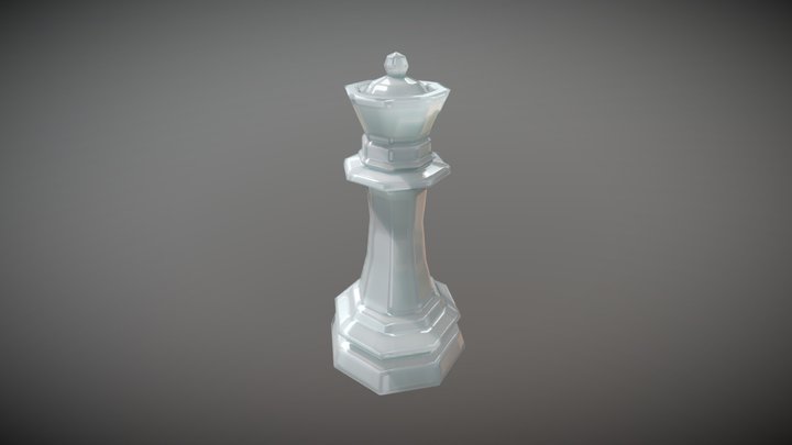 Chess Queen 3D Model