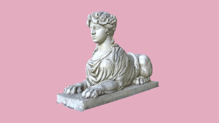 Sphinx allegory of Autumn - France 3D Model
