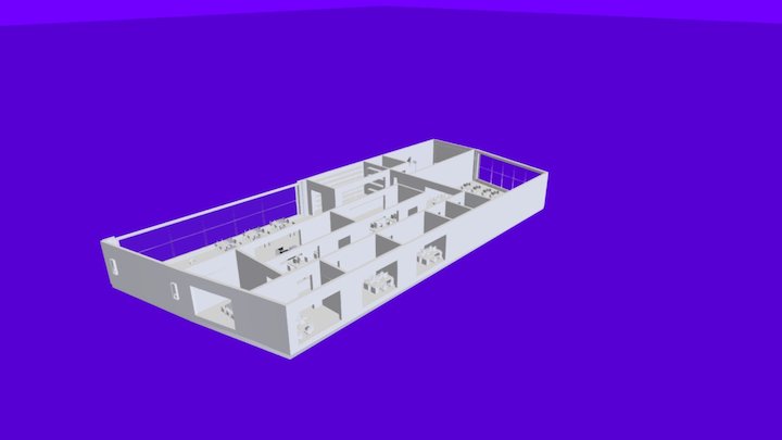 Floorplan Sketchfab V6 3D Model
