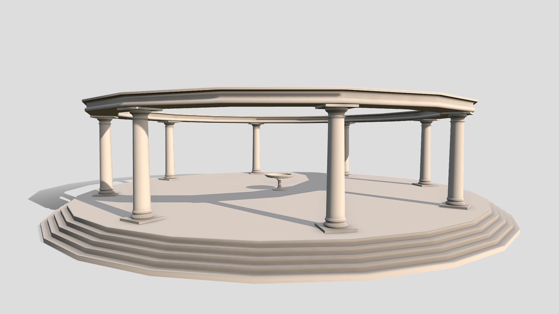 CGT 116 Assignment 3, Doric Pillars Environment