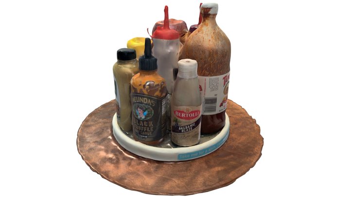 [KE] Condiments on a Lazy Susan 3D Model