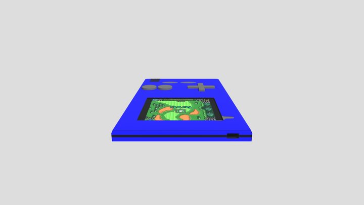 Game Boy - Retro Tech 3D Model