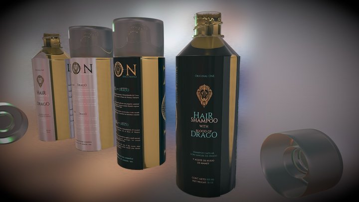 Shampoo Lion 3D Model