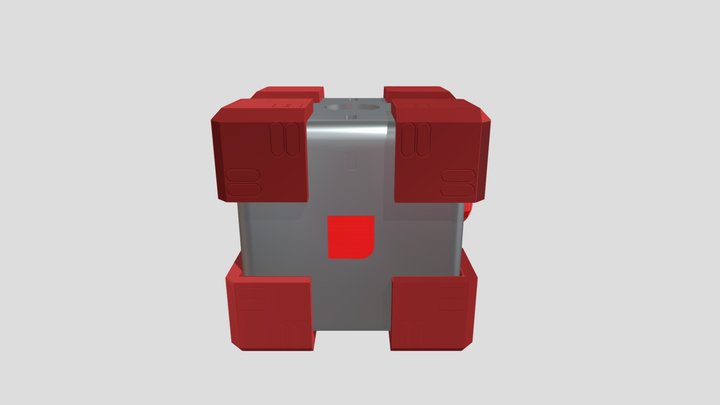 Mad Default Cube 3D Model