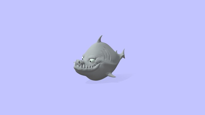 Shark_for_Sketchfab_2_fbx_Scene 3D Model