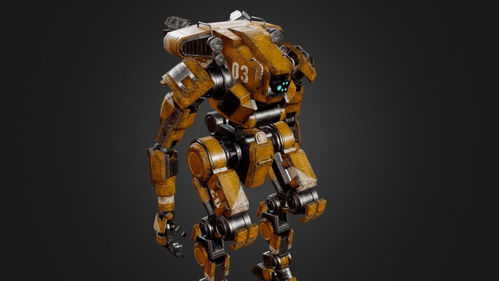 titan mech 3D Model