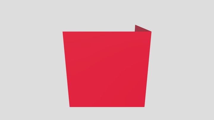 Esquina Roja 3D Model