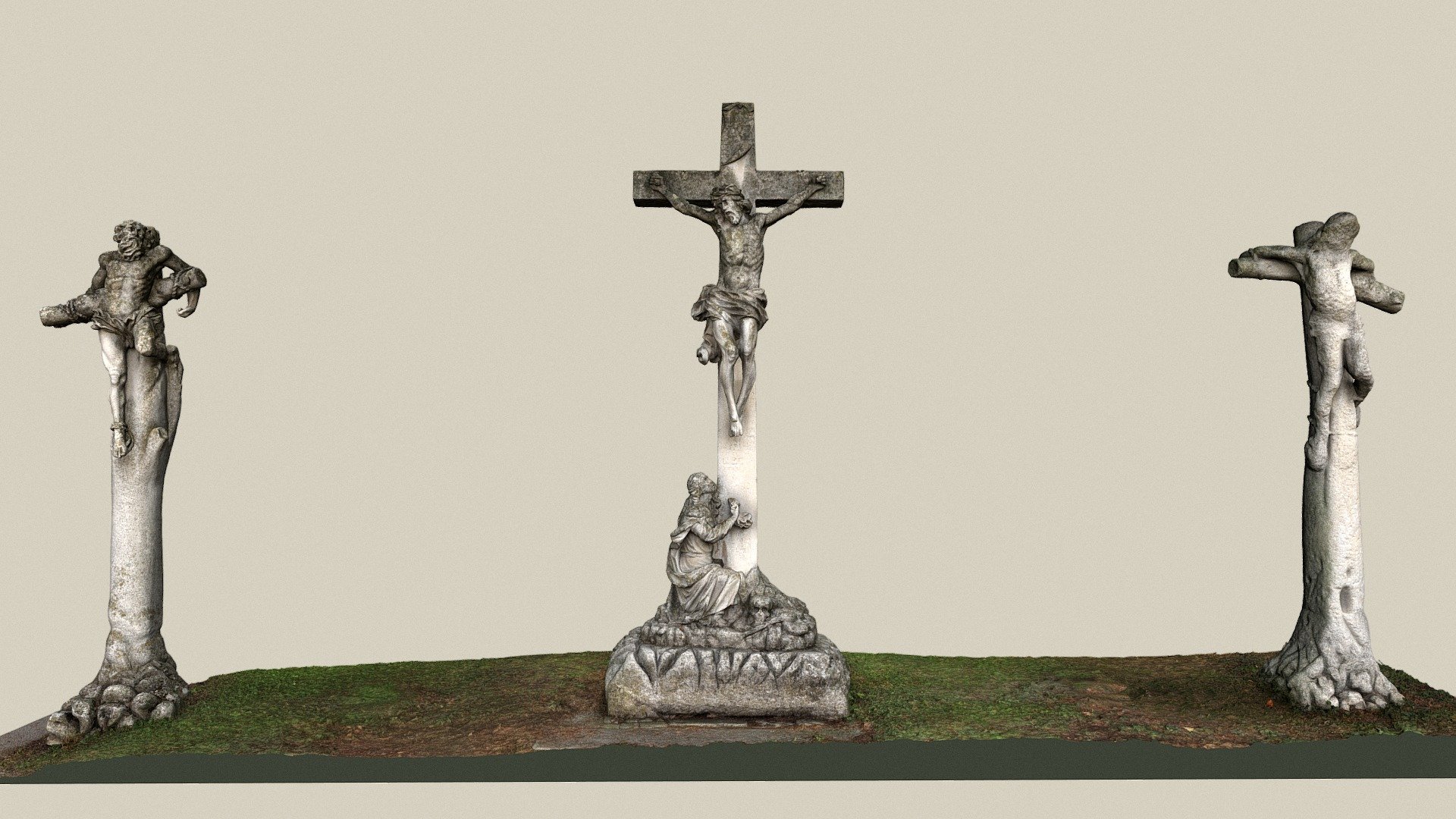 Kreuzigungsgruppe — Sketchfab embed 3D viewer