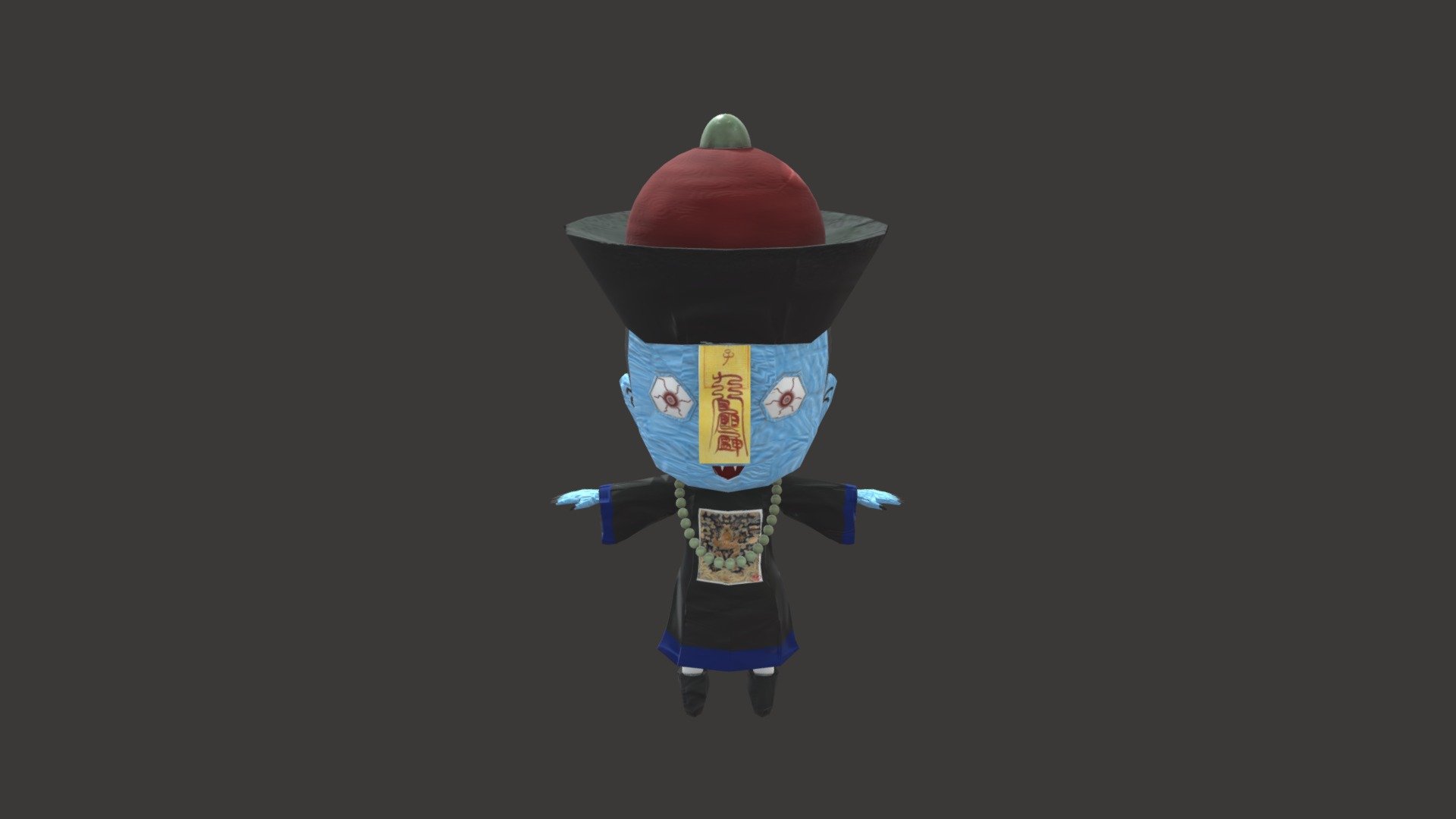 Chibi Ancient Chinese Zombie(jiangshi) - Download Free 3D model by 