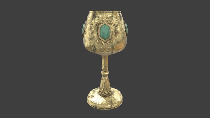 Medieval Cup 3D Model