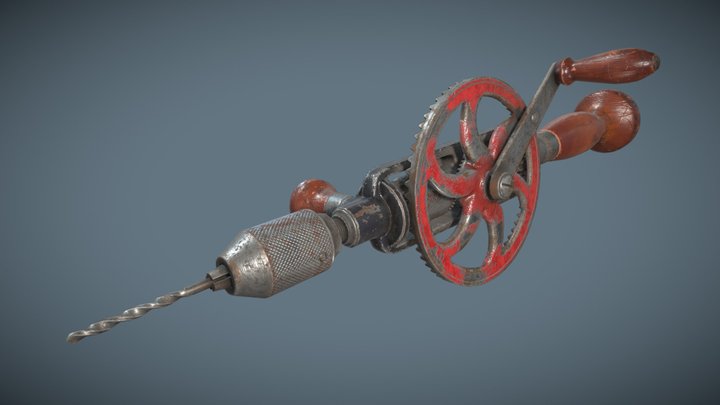 Millers Falls No. 980 Drill 3D Model