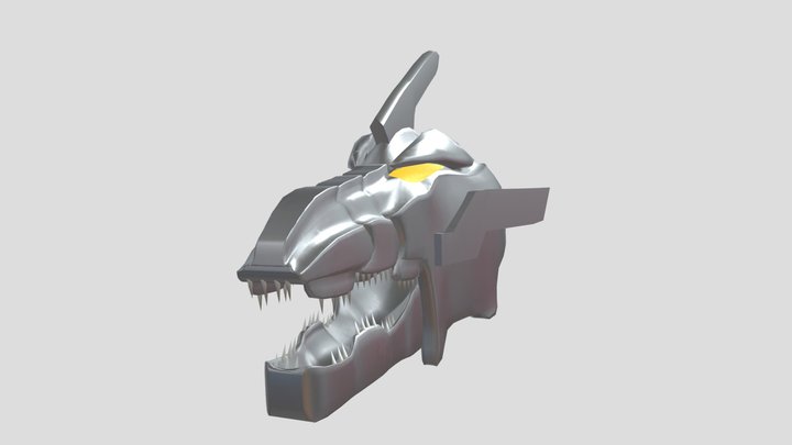 mechagojiheadfull 3D Model