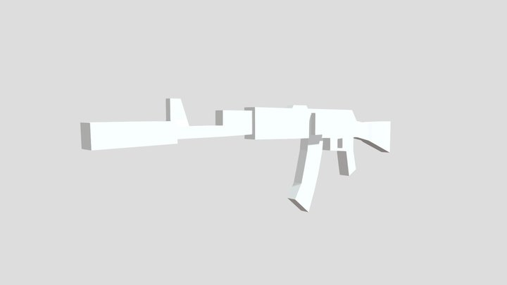 [Rigged] Lowpoly AK47 for Games & etc.