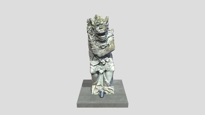 Patung Sugriwa Bali 3D Model