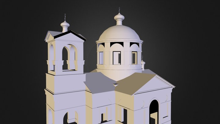 Храм10_С.obj 3D Model