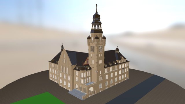 Rathaus Wittenberge 2016 3D Model